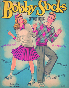 Bobby Socks Cut-Out Dolls by Doris Lane Butler