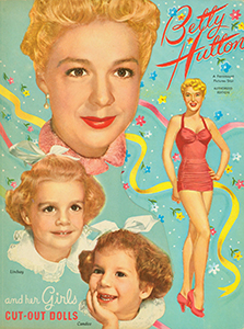 Betty Hutton and Her Girls Cut-Out Dolls by Dorothy King