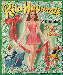Rita Hayworth Paper Dolls, dolls and covers by Norman Mingo